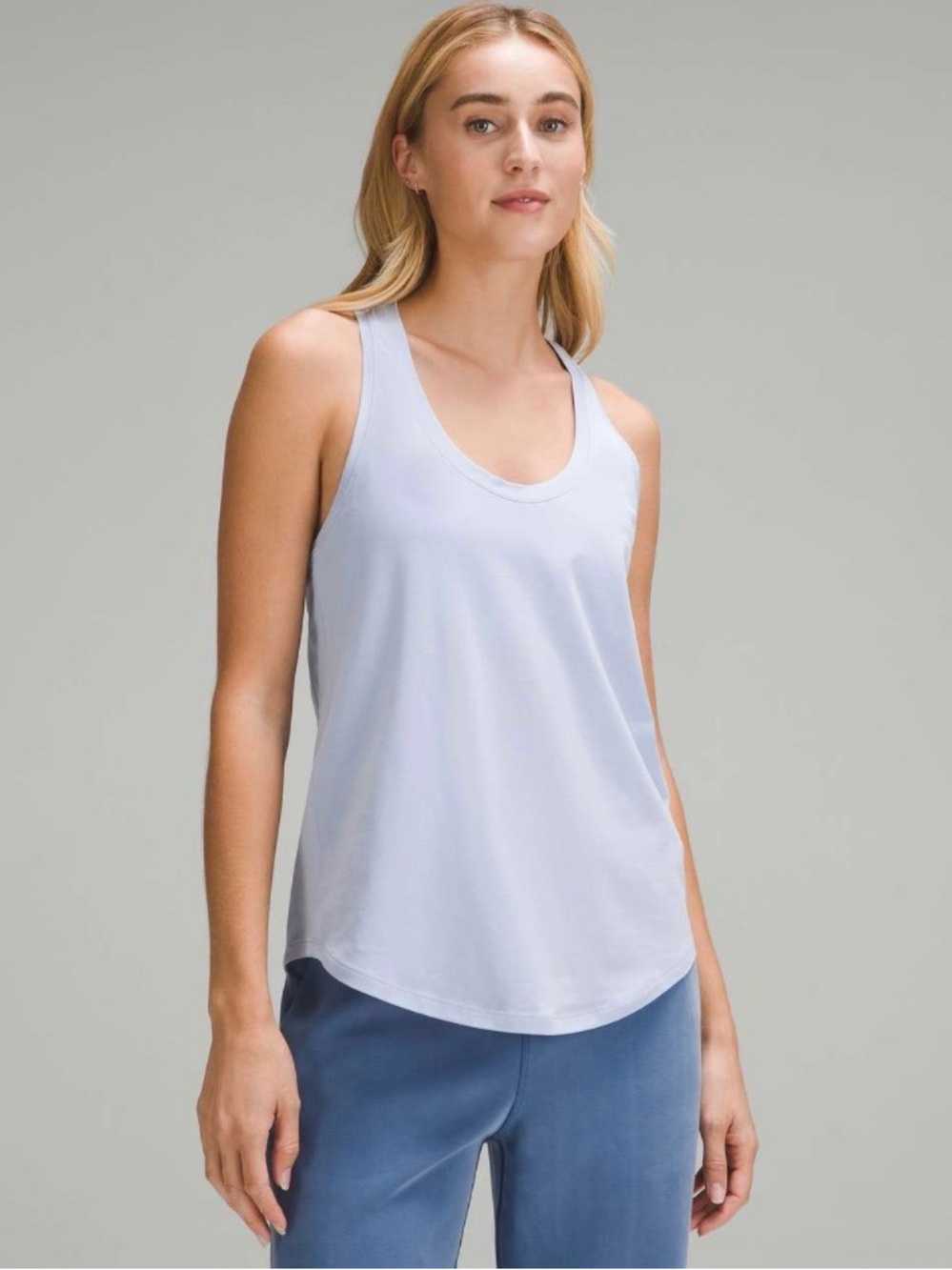 Lululemon Love Tank Top 10 Blue Linen